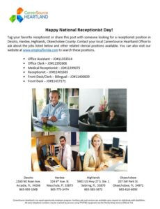 National Receptionist Day