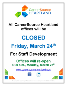Office Closure: Staff Development